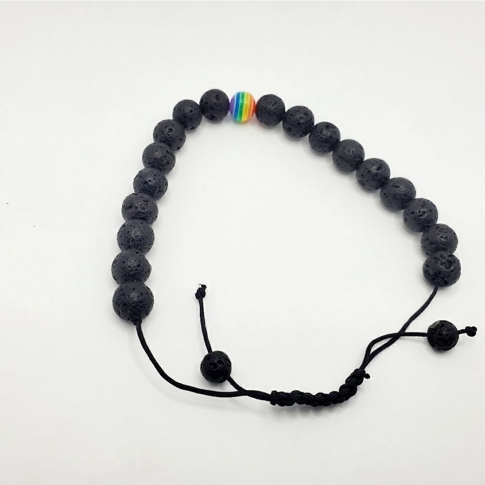 Hand Crafted Adjustable Pride Bracelet - Picture 8 of 12